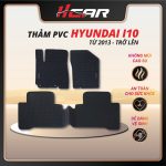 [Huyndai I10] Thảm lót sàn trải sàn ô tô PVC HCAR đời xe 2013 trở lên