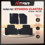 [Huyndai Elantra] Thảm lót sàn trải sàn ô tô PVC HCAR đời xe 2016 trở lên